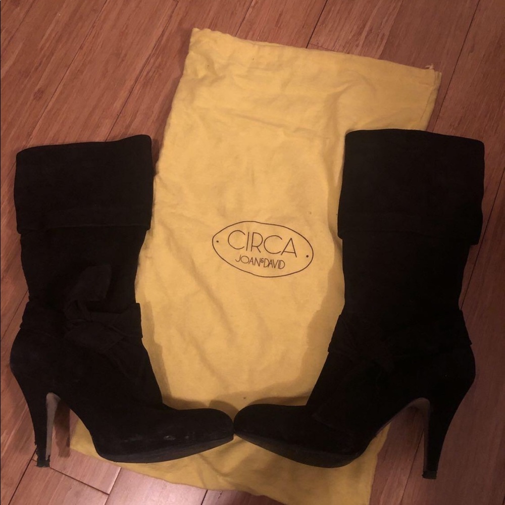 Suede boots/ Joan and David